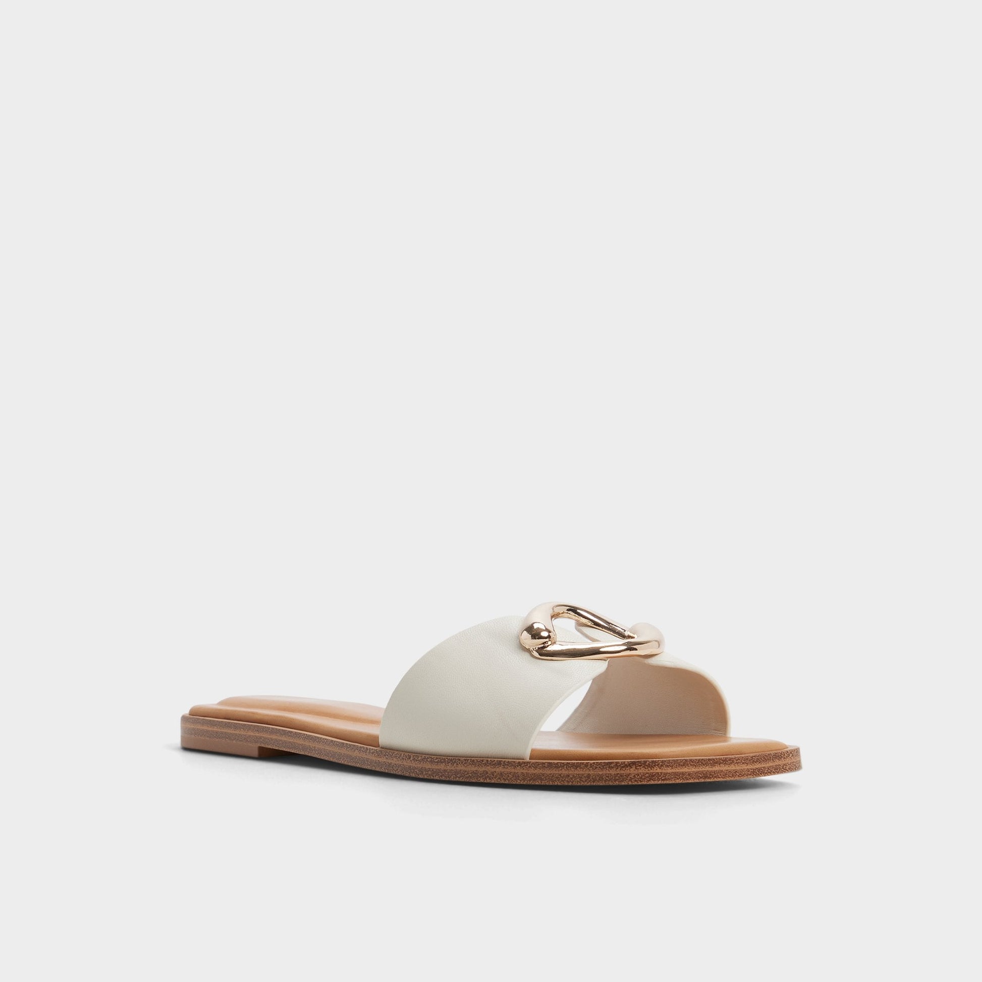 Biggin in White Bone - Slide sandal Aldo White/bone