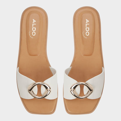 Biggin in White Bone - Slide sandal Aldo White/bone