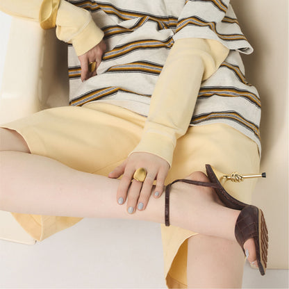 Harmonious in Dark Brown - Strappy heeled sandal Aldo Dark Brown