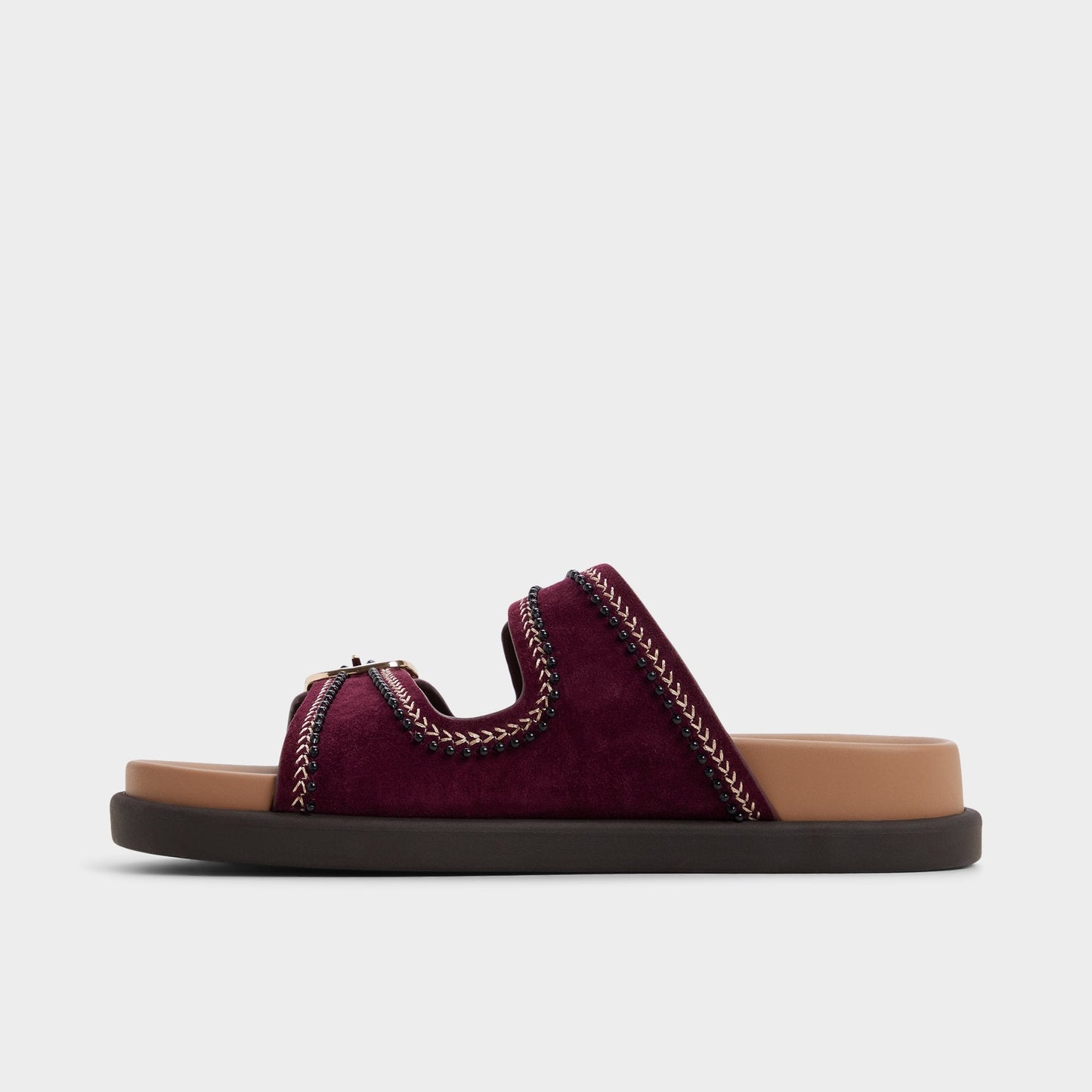 Bohochic in Bordo - Footbed sandal, Footbed sandal Aldo Bordo