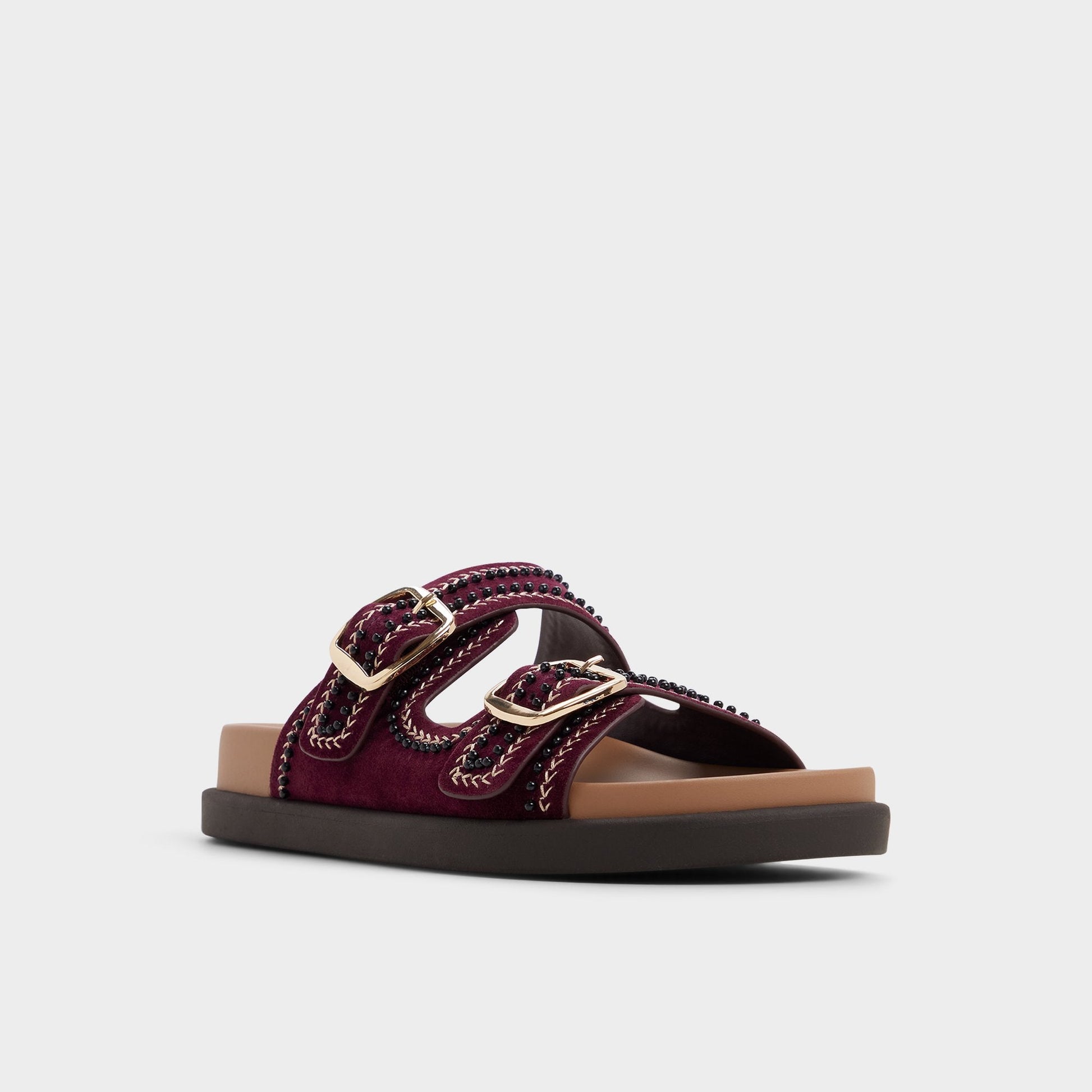Bohochic in Bordo - Footbed sandal, Footbed sandal Aldo Bordo