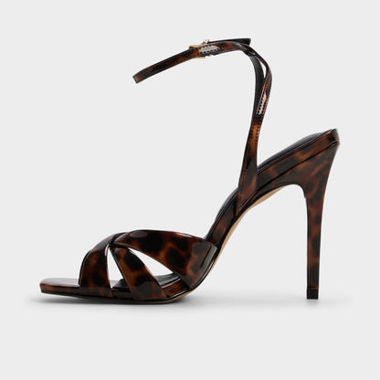 Meteora in Open Brown - Strappy heeled sandal, Stiletto heel Aldo Open brown
