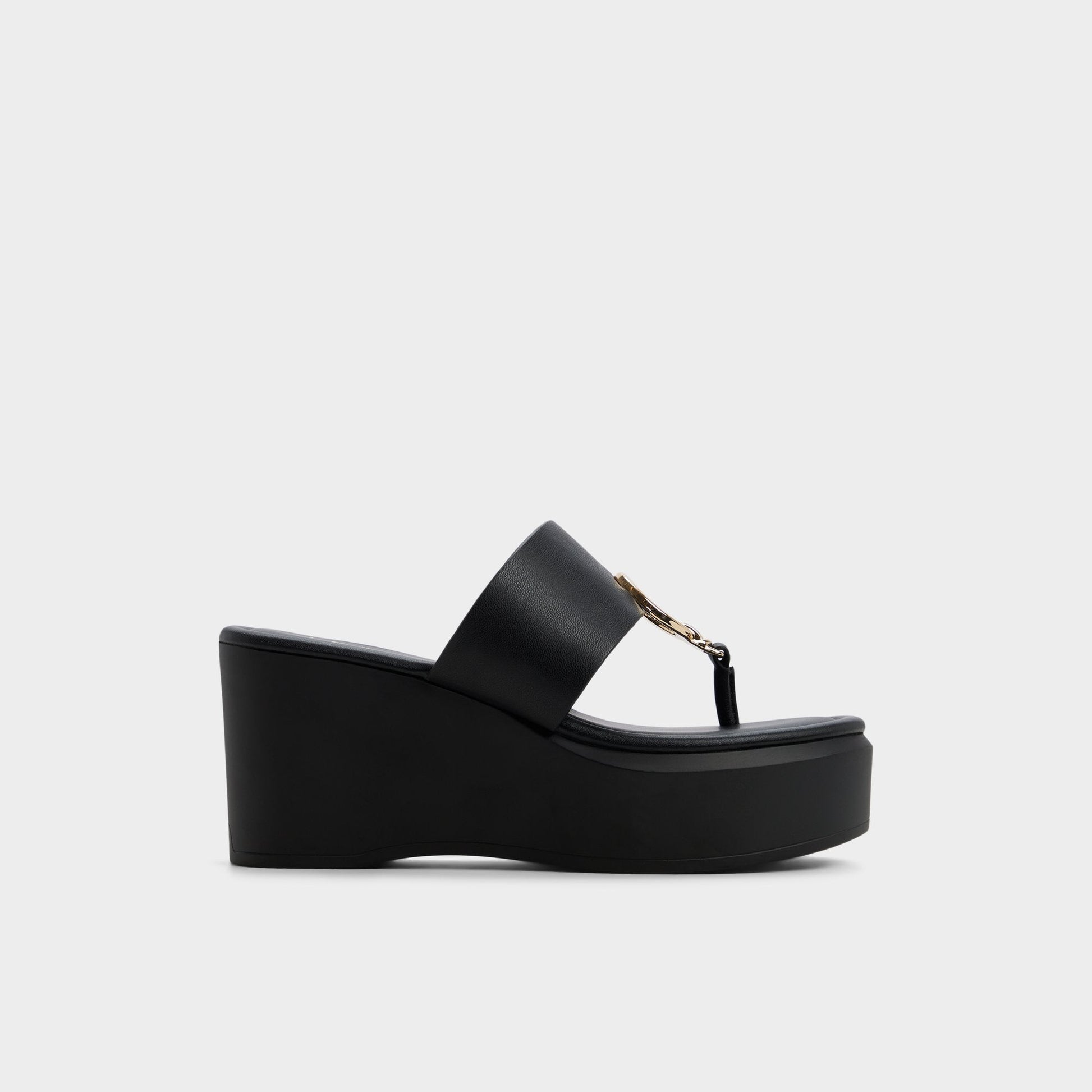 Friegan in Black - Slide sandal, Wedge heel Aldo Black