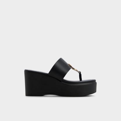 Friegan in Black - Slide sandal, Wedge heel Aldo Black