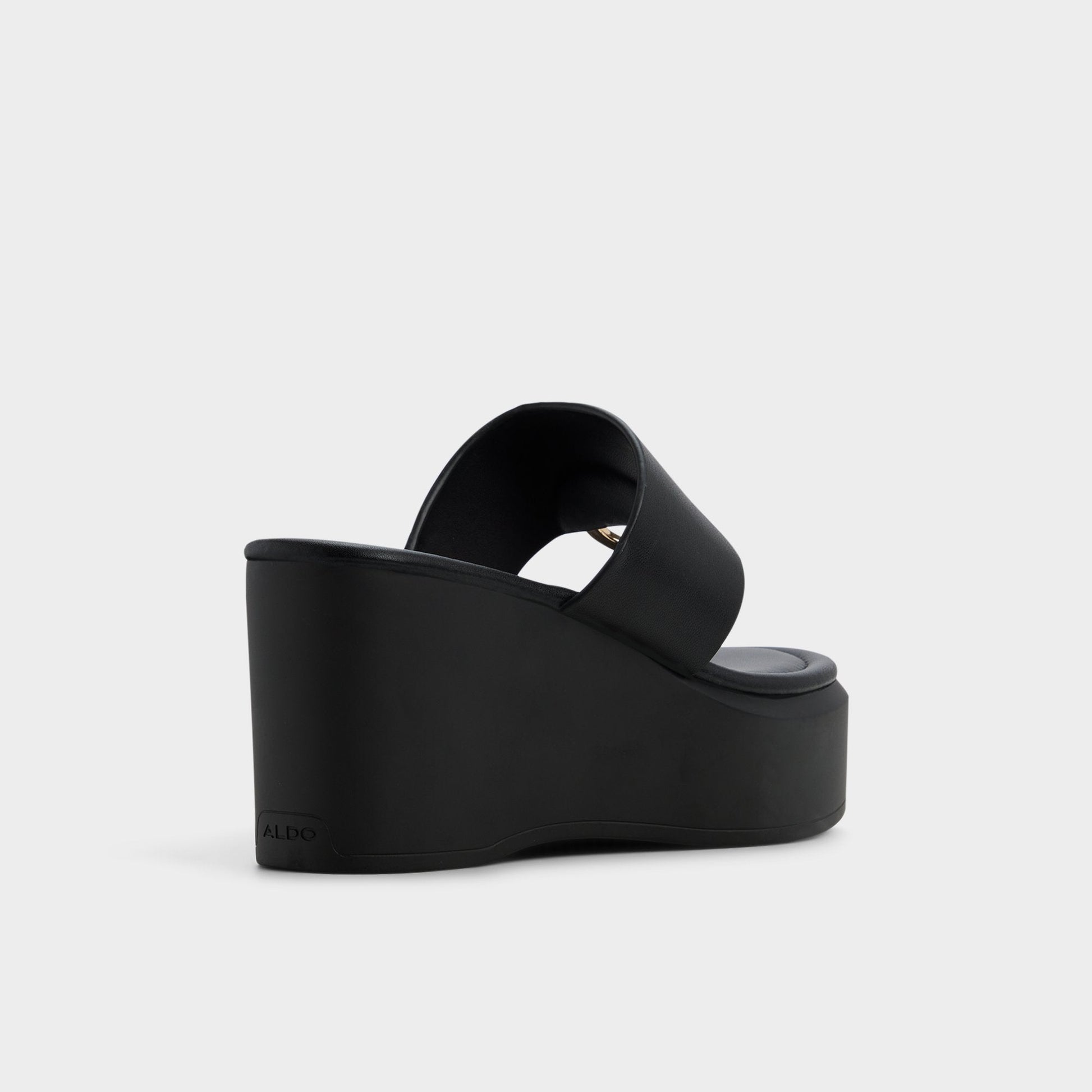Friegan in Black - Slide sandal, Wedge heel Aldo Black
