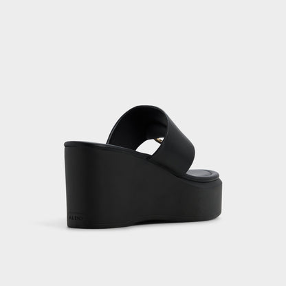 Friegan in Black - Slide sandal, Wedge heel Aldo Black