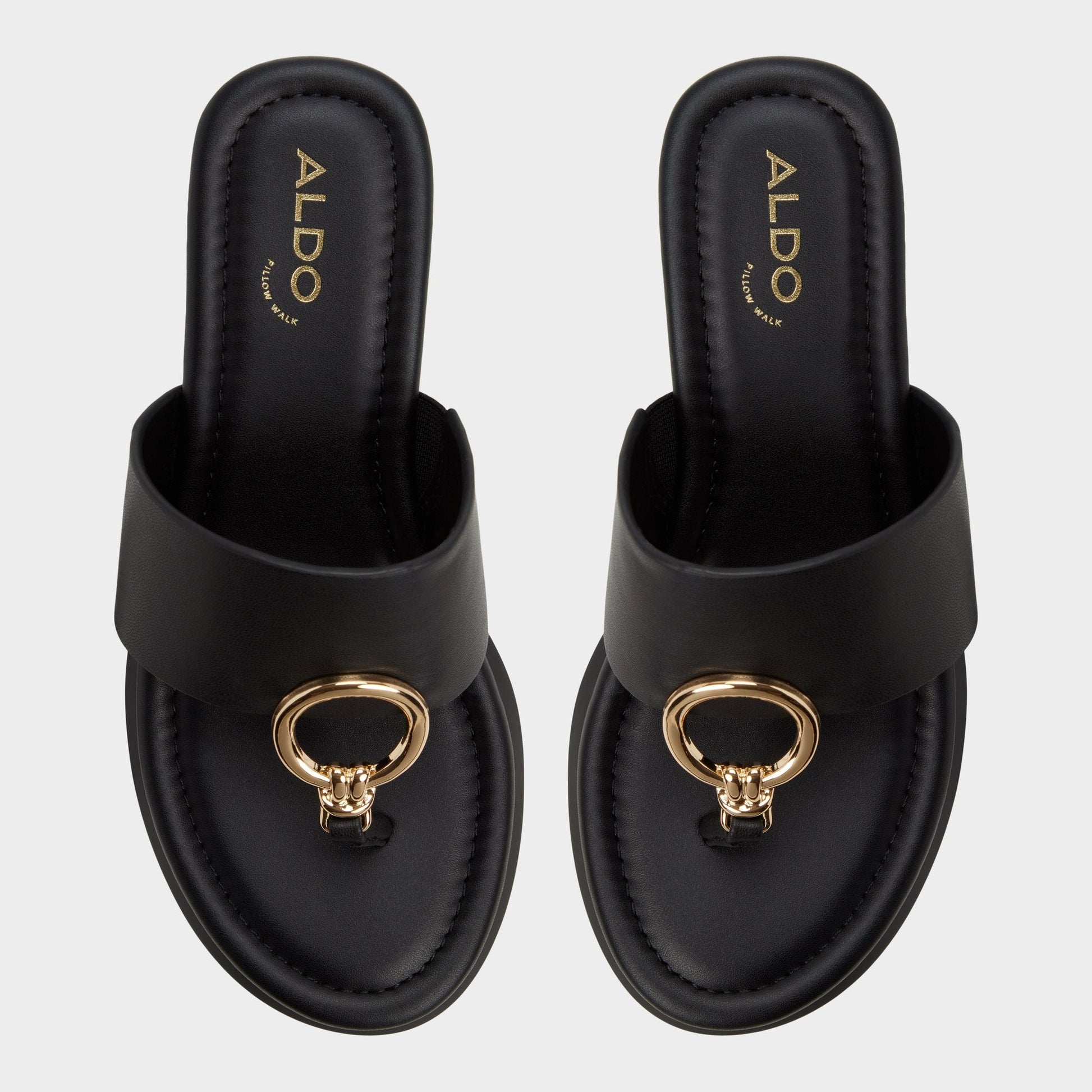 Friegan in Black - Slide sandal, Wedge heel Aldo Black