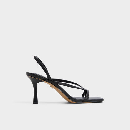 Riva Other Black Women's Strappy sandals - Sling back heeled sandal, Stiletto heel Aldo Other black