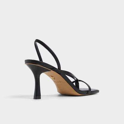 Riva Other Black Women's Strappy sandals - Sling back heeled sandal, Stiletto heel Aldo Other black