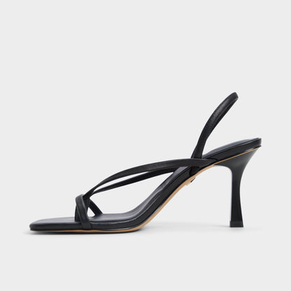 Riva Other Black Women's Strappy sandals - Sling back heeled sandal, Stiletto heel Aldo Other black
