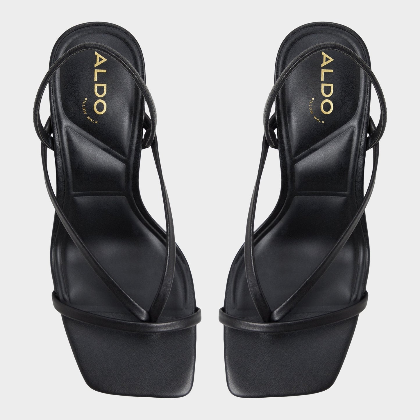 Riva Other Black Women's Strappy sandals - Sling back heeled sandal, Stiletto heel Aldo Other black