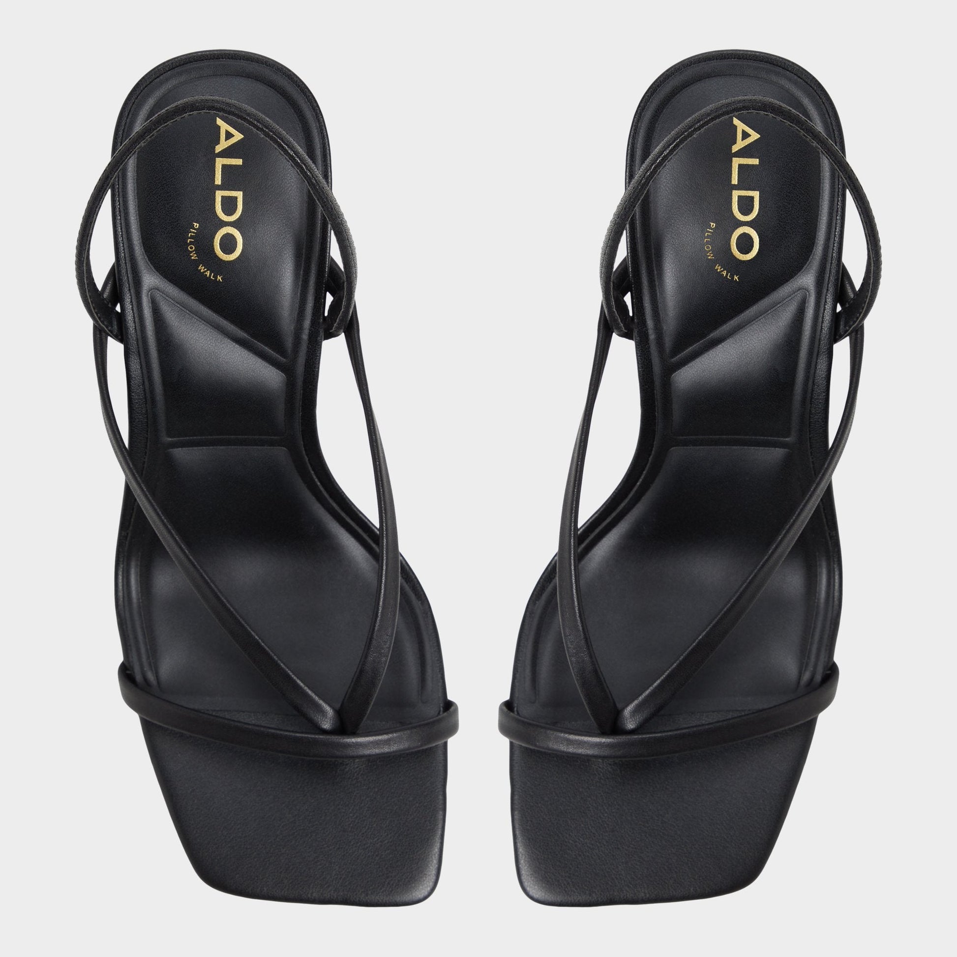 Riva Other Black Women's Strappy sandals - Sling back heeled sandal, Stiletto heel Aldo Other black