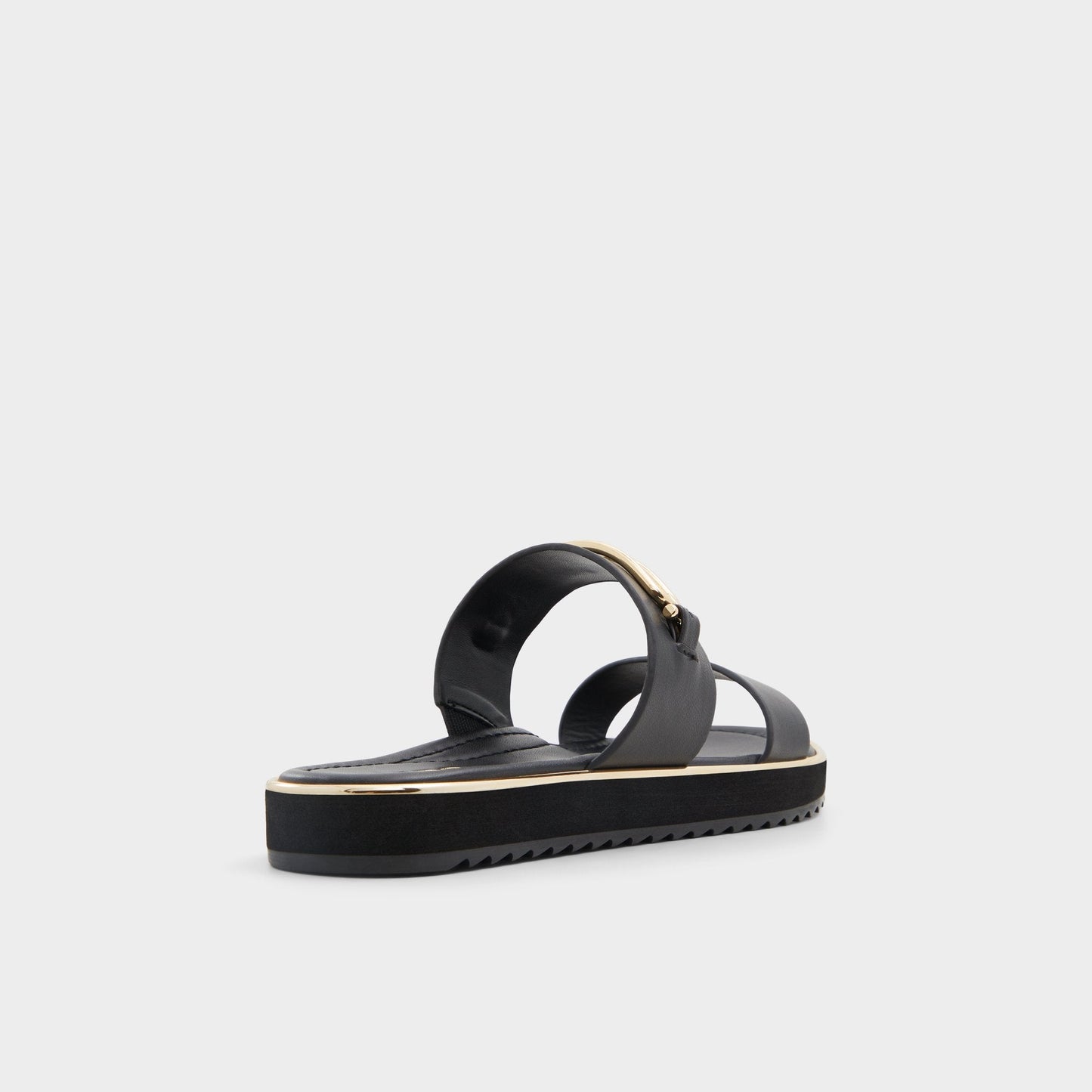 Lagoon Other Black Women's Strappy sandals - Strappy flat sandal, Footbed sandal Aldo Other black