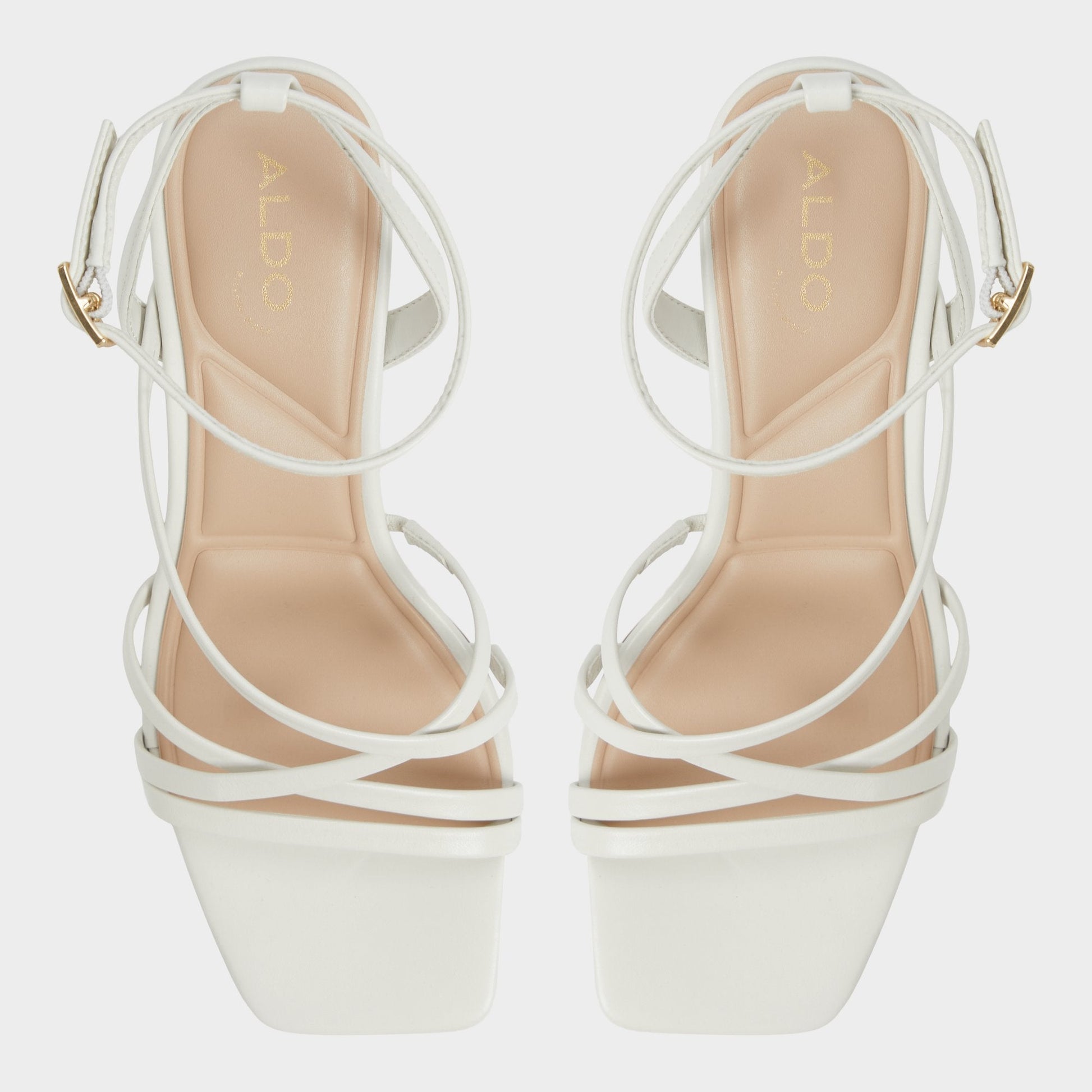Esther Other White Women's Block heels - Strappy heeled sandal, Block heel Aldo Other white