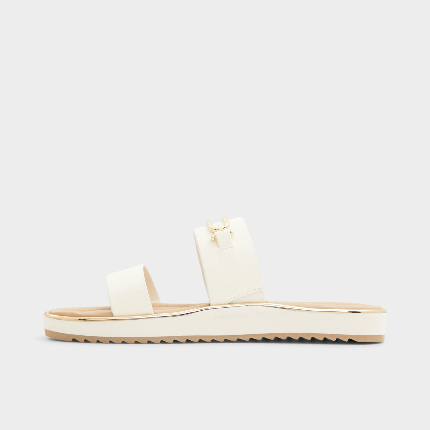 Lagoon White Women's Strappy sandals - Slide sandal, Footbed sandal Aldo White