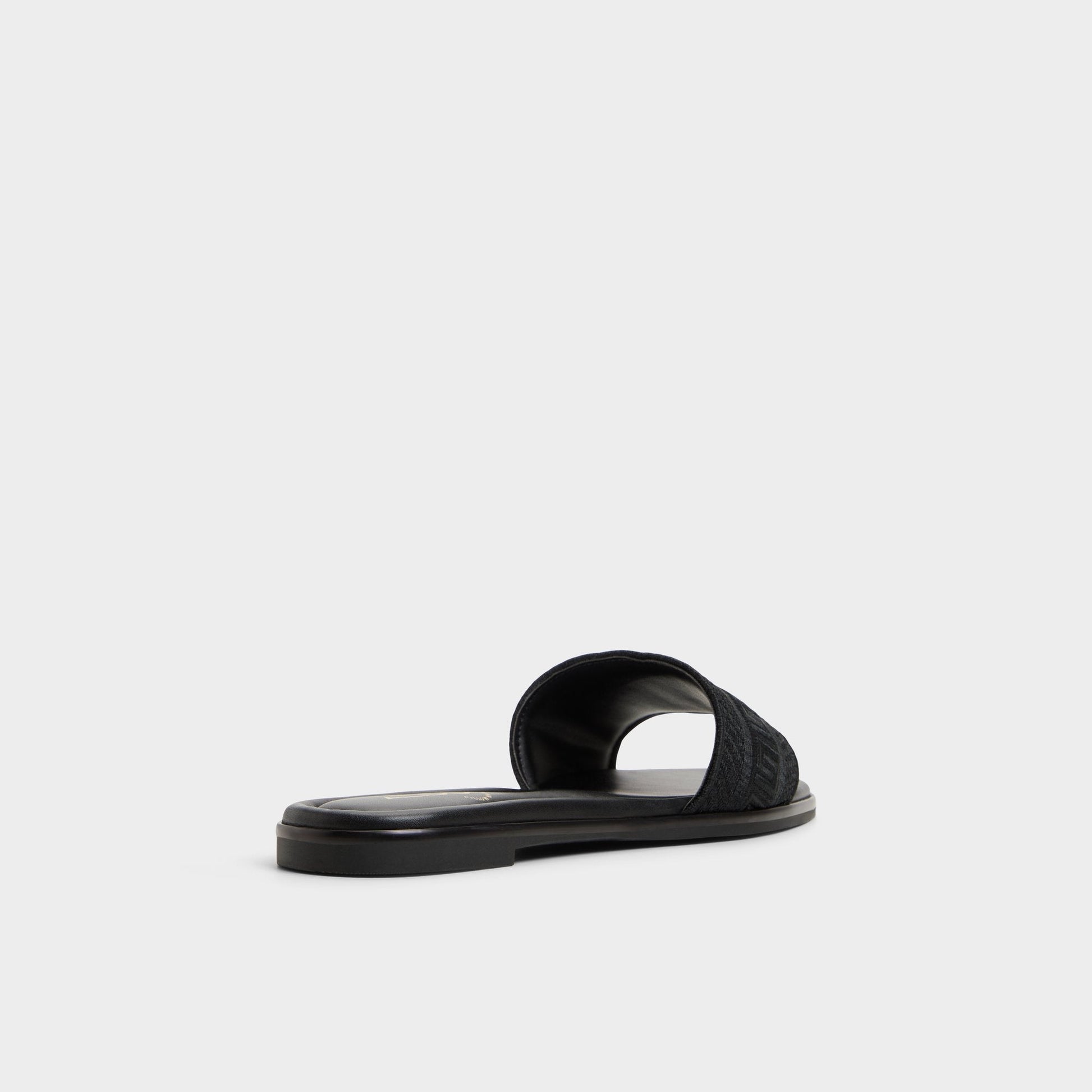 Oceania Black Women's Flats - Slide sandal Aldo Black
