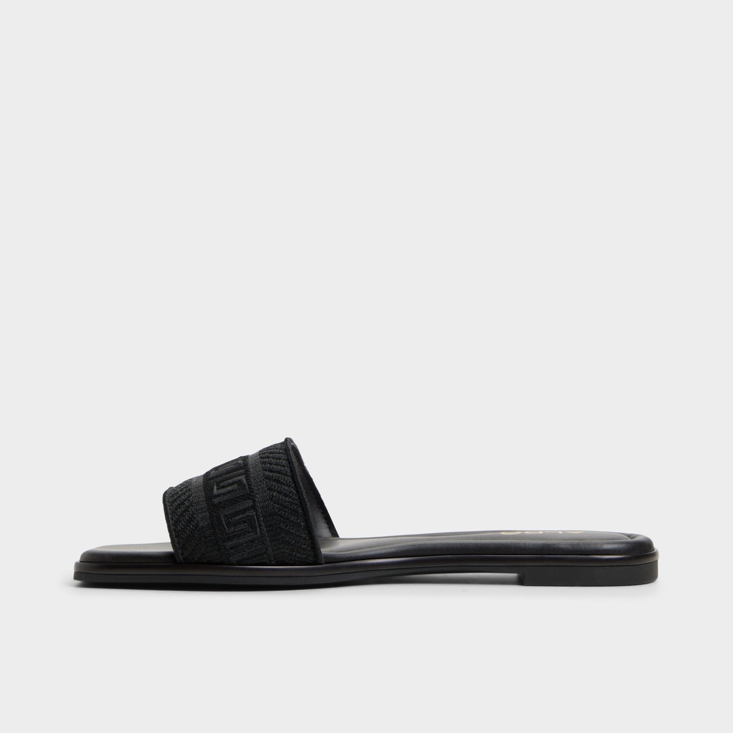 Oceania Black Women's Flats - Slide sandal Aldo Black