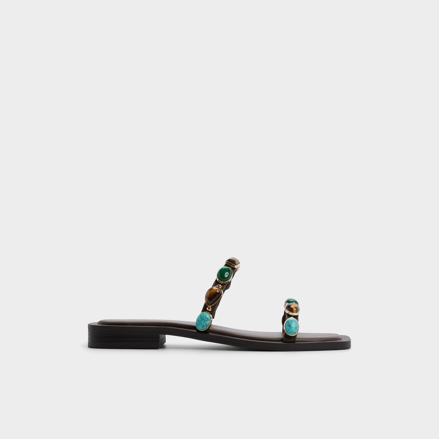 Sapphira in Dark Brown 14189967 - Slide sandal Aldo Dark brown