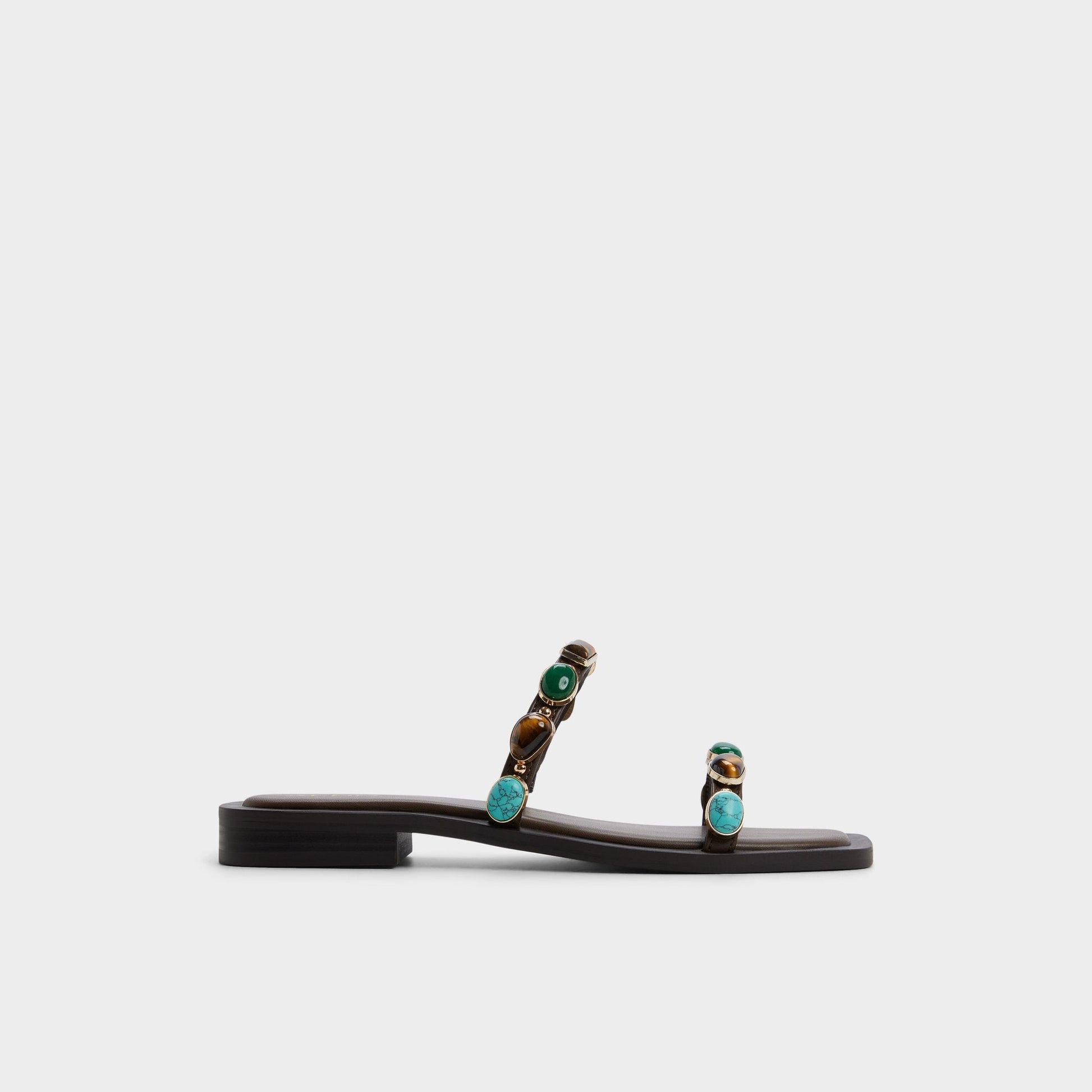 Sapphira in Dark Brown 14189967 - Slide sandal Aldo Dark brown