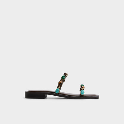 Sapphira in Dark Brown 14189967 - Slide sandal Aldo Dark brown