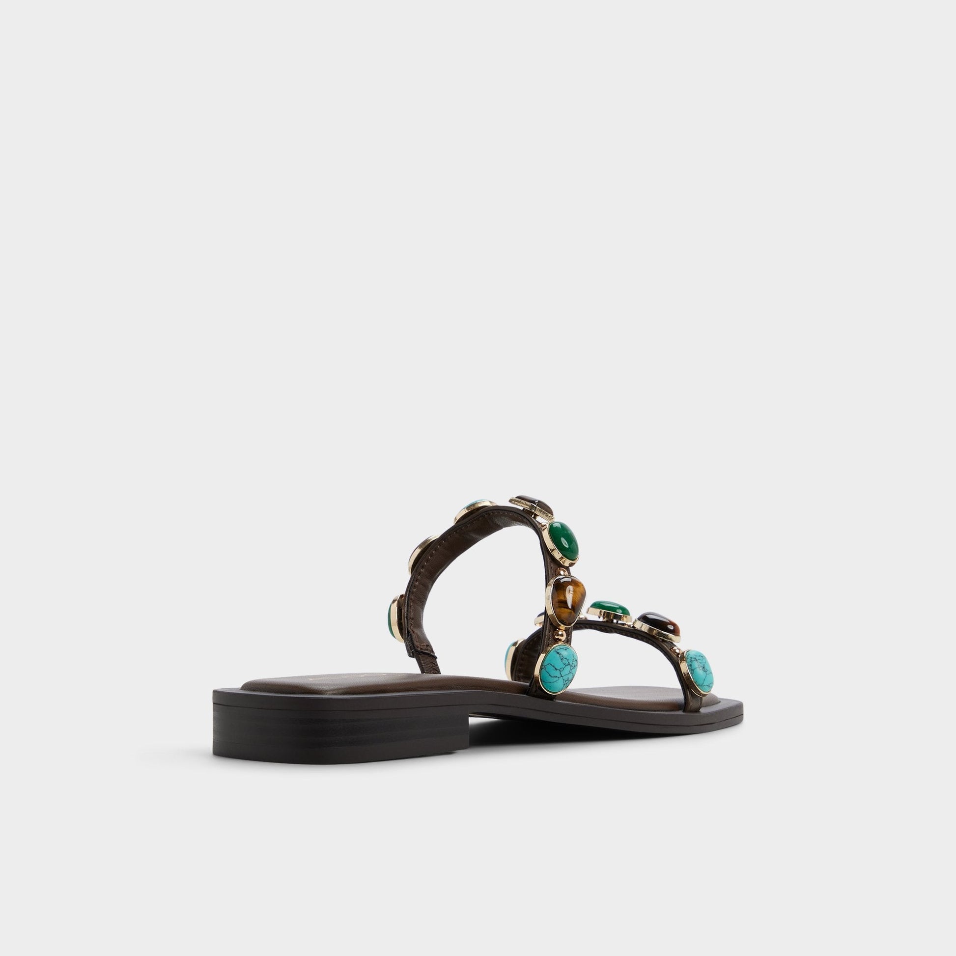 Sapphira in Dark Brown 14189967 - Slide sandal Aldo Dark brown