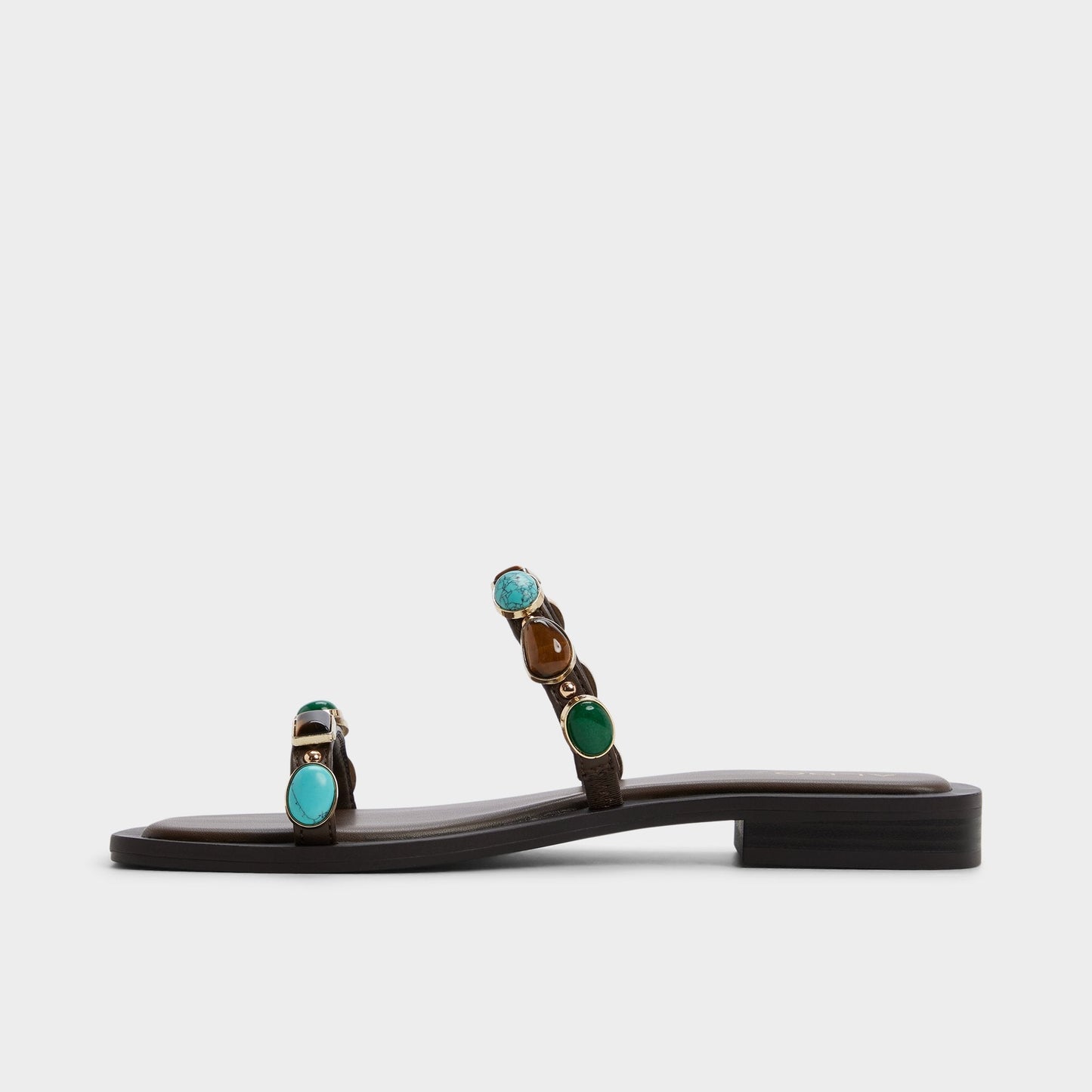 Sapphira in Dark Brown 14189967 - Slide sandal Aldo Dark brown