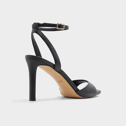 Sake Black Women's Strappy sandals - Strappy heeled sandal Aldo Black