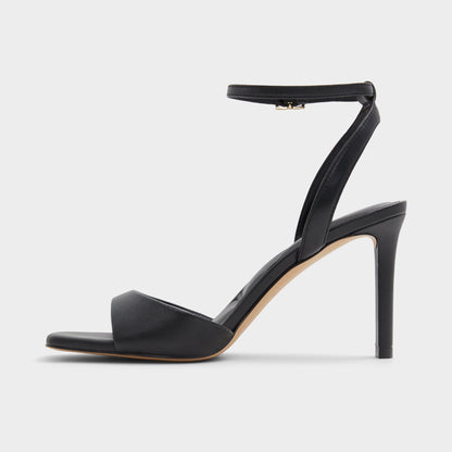 Sake Black Women's Strappy sandals - Strappy heeled sandal Aldo Black