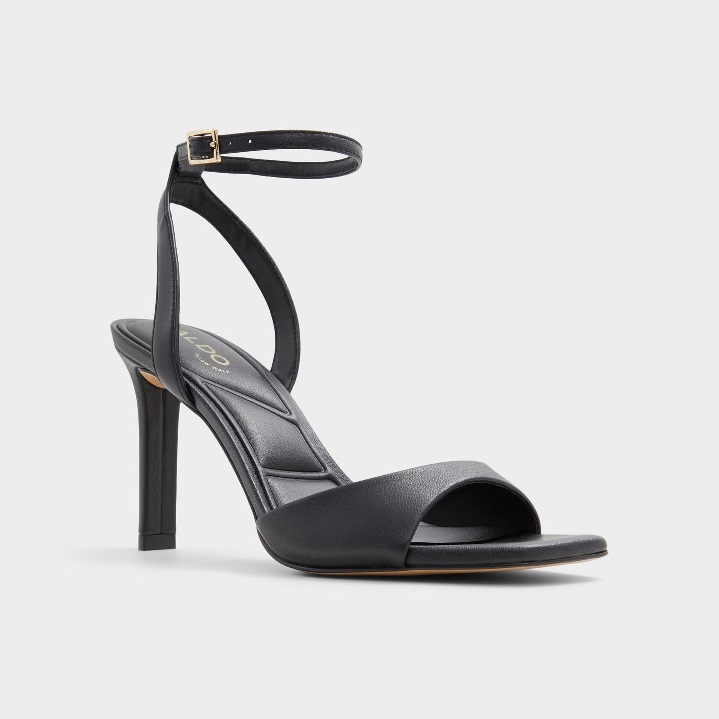 Sake Black Women's Strappy sandals - Strappy heeled sandal Aldo Black