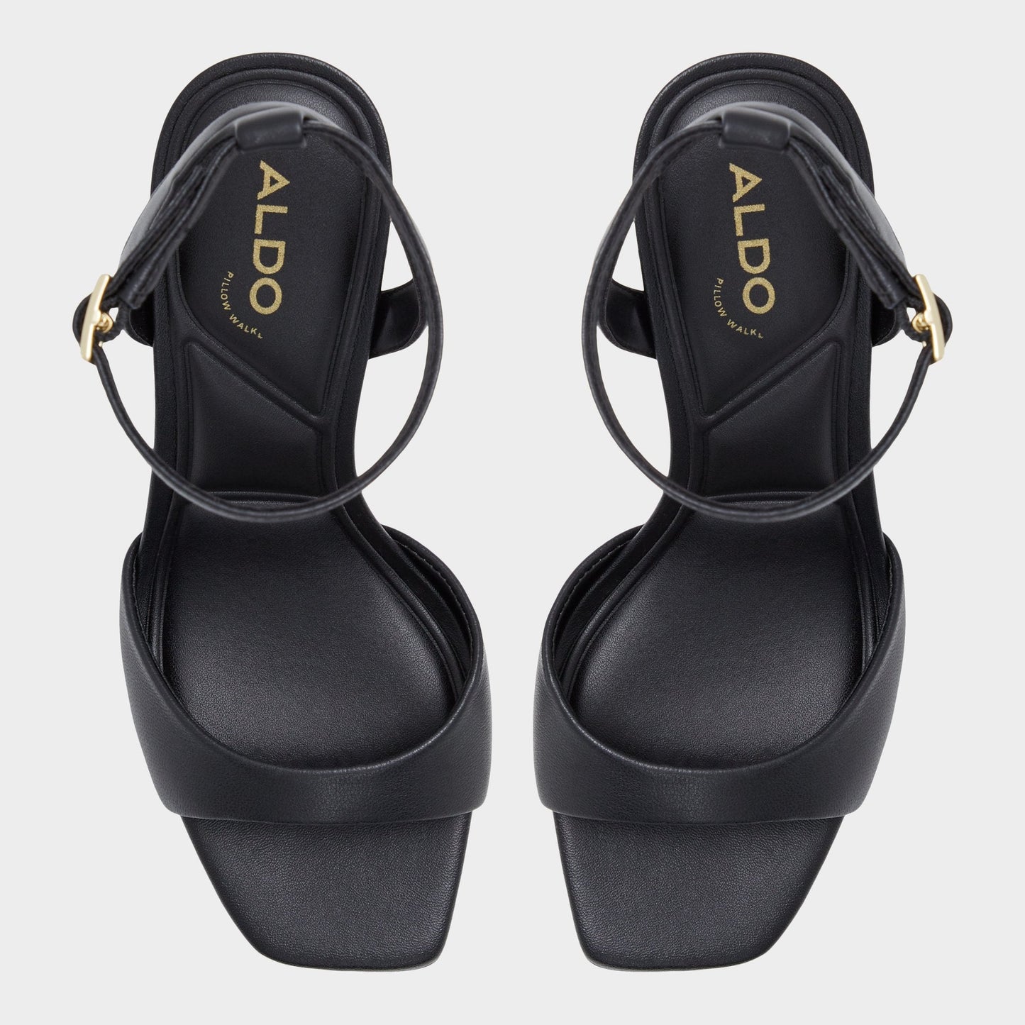 Sake Black Women's Strappy sandals - Strappy heeled sandal Aldo Black