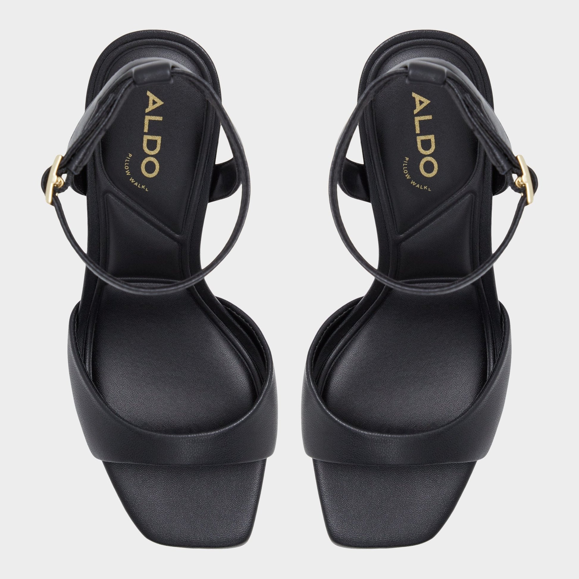 Sake Black Women's Strappy sandals - Strappy heeled sandal Aldo Black