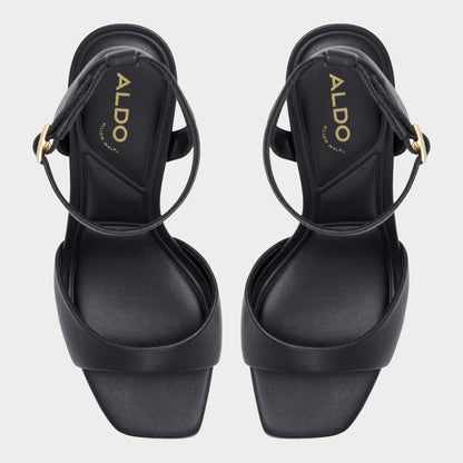 Sake Black Women's Strappy sandals - Strappy heeled sandal Aldo Black