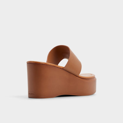 Friegan in Medium Brown - Slide sandal, Wedge heel Aldo Medium brown