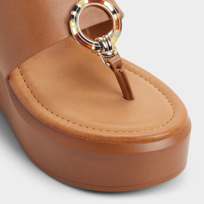 Friegan in Medium Brown - Slide sandal, Wedge heel Aldo Medium brown