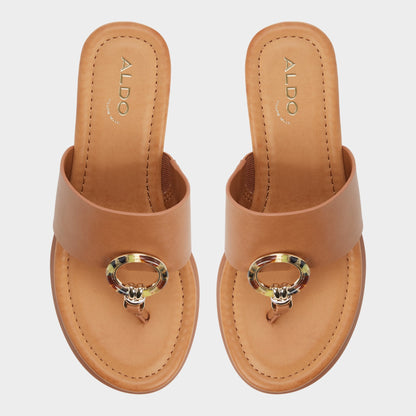 Friegan in Medium Brown - Slide sandal, Wedge heel Aldo Medium brown