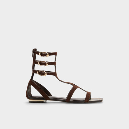 Marisea in Dark Brown - Gladiator sandal Aldo Dark brown