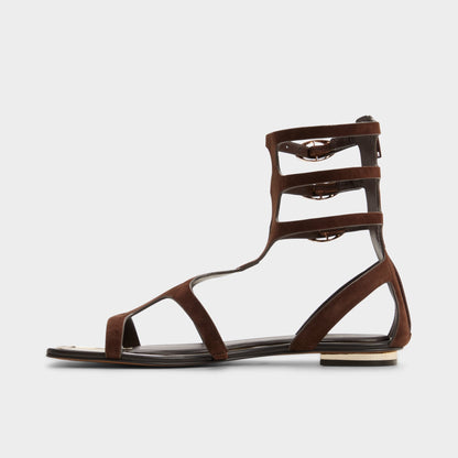 Marisea in Dark Brown - Gladiator sandal Aldo Dark brown