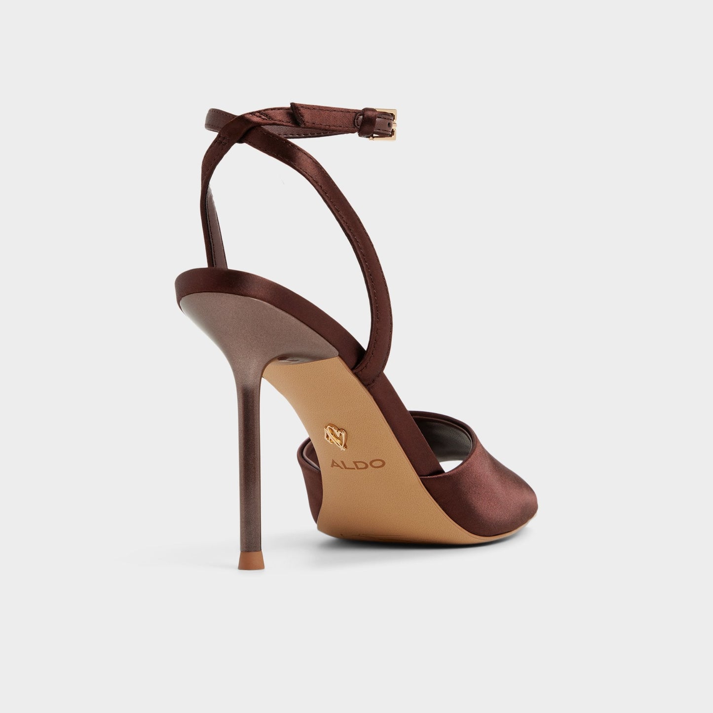Kaiasien in Dark Brown 14151897 - Strappy heeled sandal, Stiletto heel Aldo Dark brown