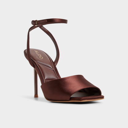 Kaiasien in Dark Brown 14151897 - Strappy heeled sandal, Stiletto heel Aldo Dark brown