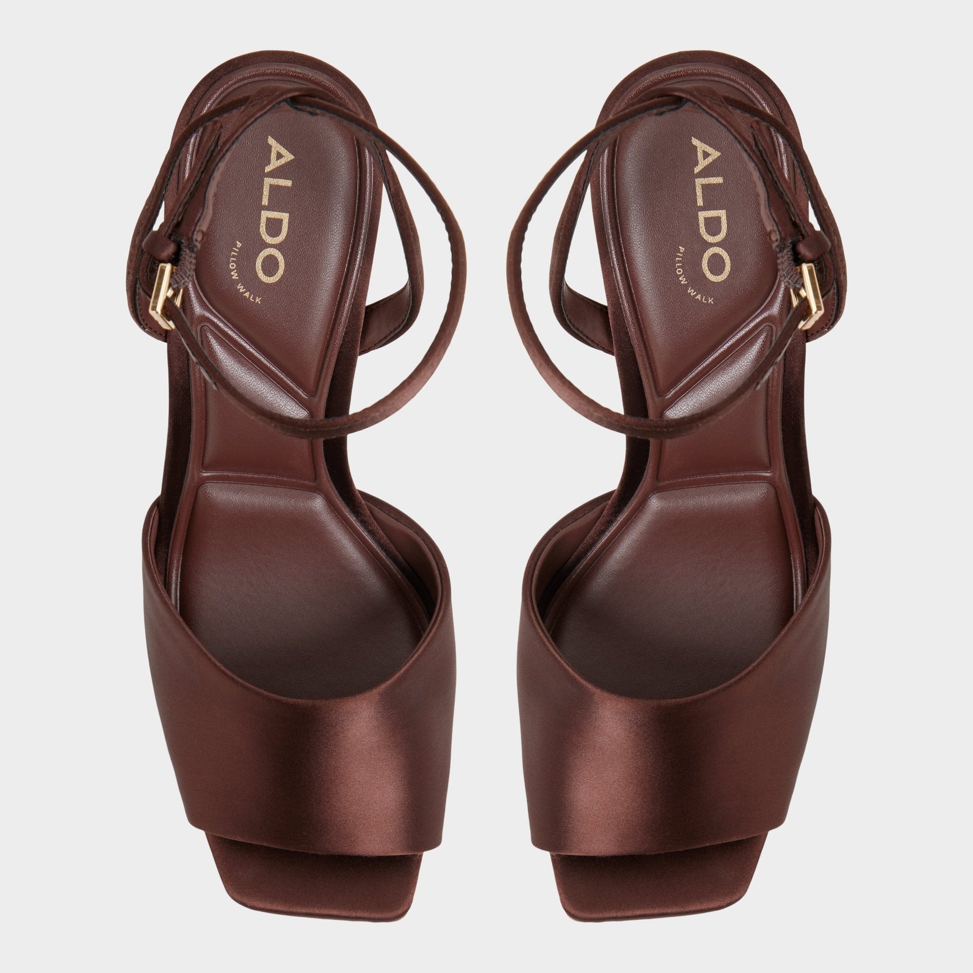 Kaiasien in Dark Brown 14151897 - Strappy heeled sandal, Stiletto heel Aldo Dark brown