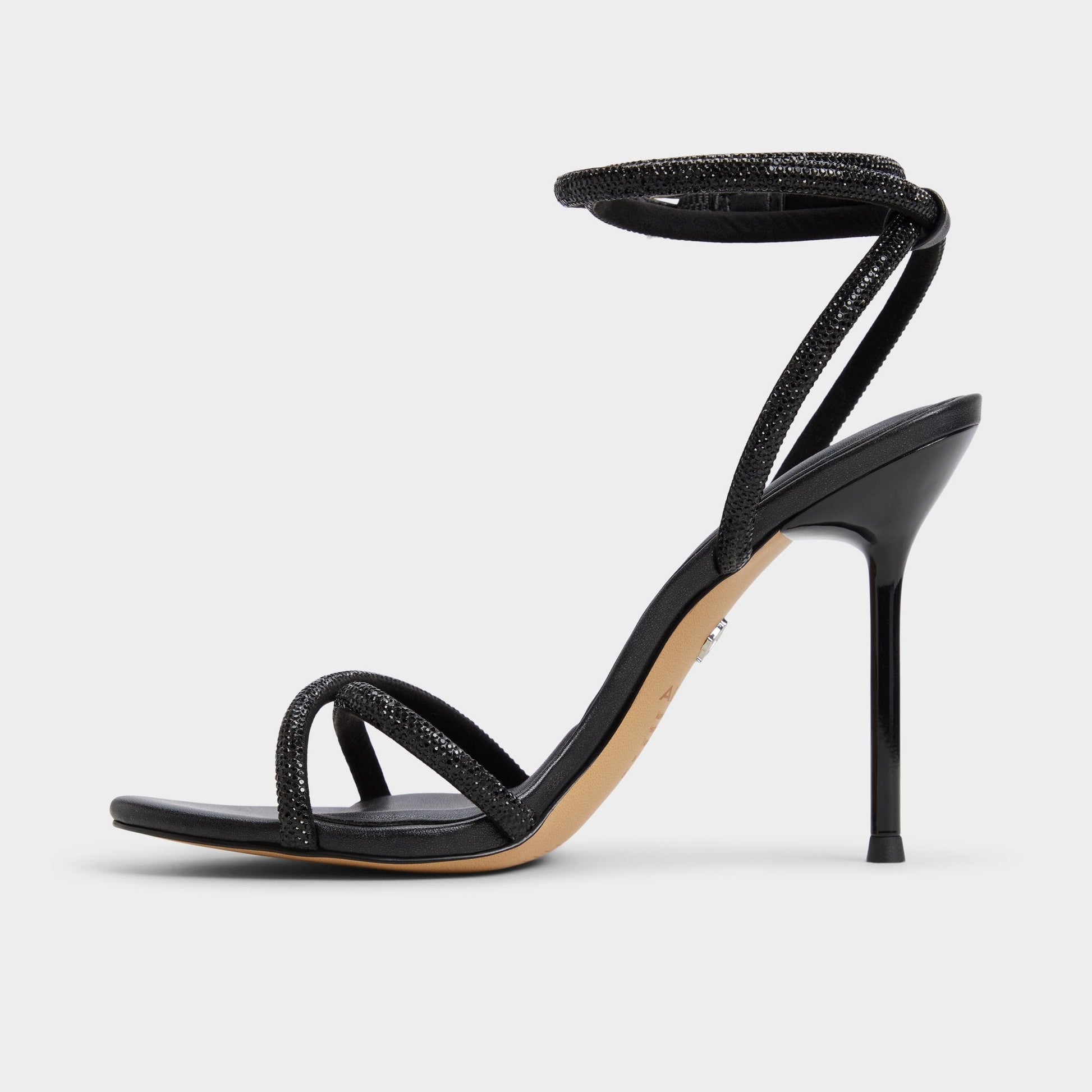 Manaelden Black Women's Strappy sandals - Strappy heeled sandal, Stiletto heel Aldo Black