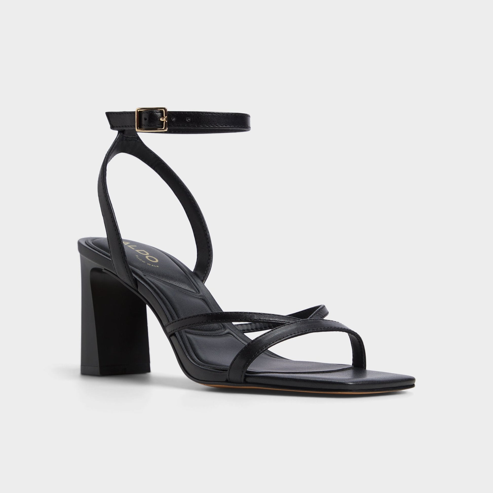 Stellare Other Black Women's Block heels - Strappy heeled sandal, Block heel Aldo Other black