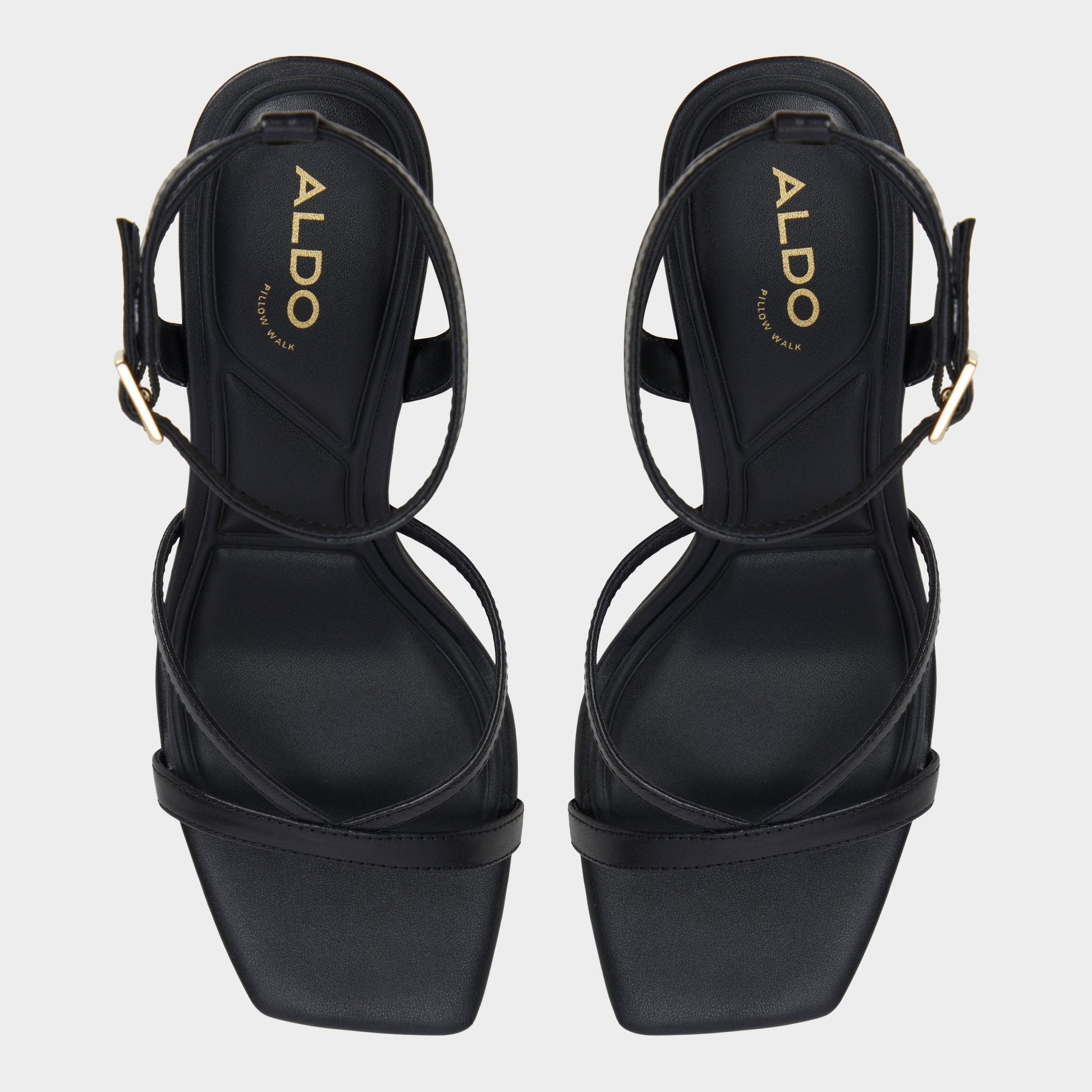 Stellare Other Black Women's Block heels - Strappy heeled sandal, Block heel Aldo Other black