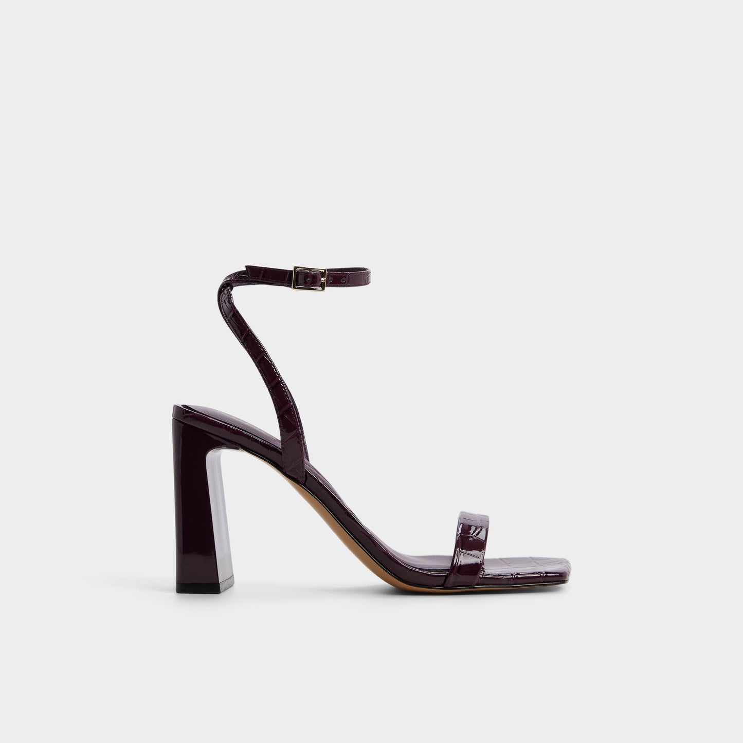 Azzira in Bordo - Strappy heeled sandal, Block heel Aldo Bordo