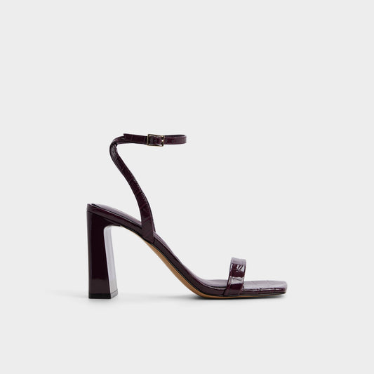 Azzira in Bordo - Strappy heeled sandal, Block heel Aldo Bordo