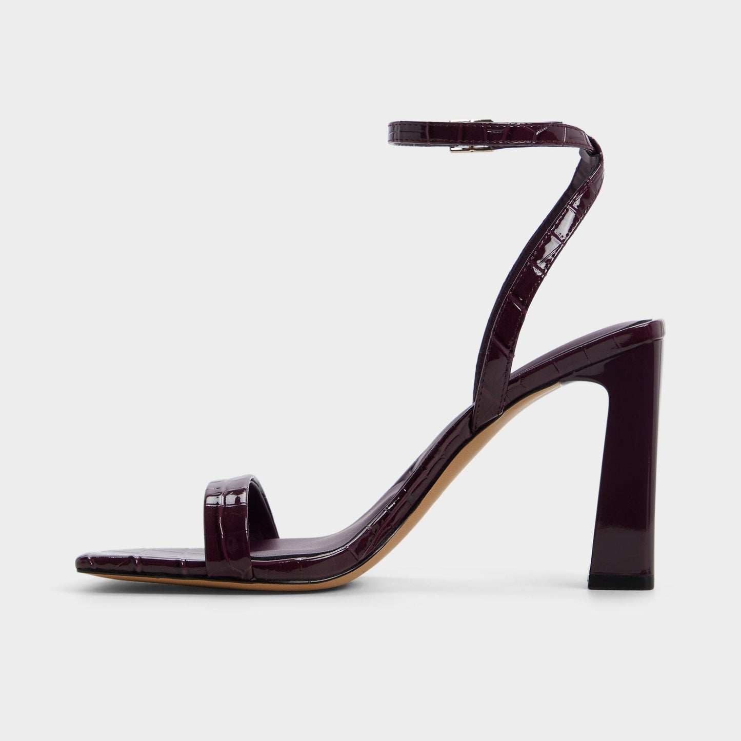 Azzira in Bordo - Strappy heeled sandal, Block heel Aldo Bordo