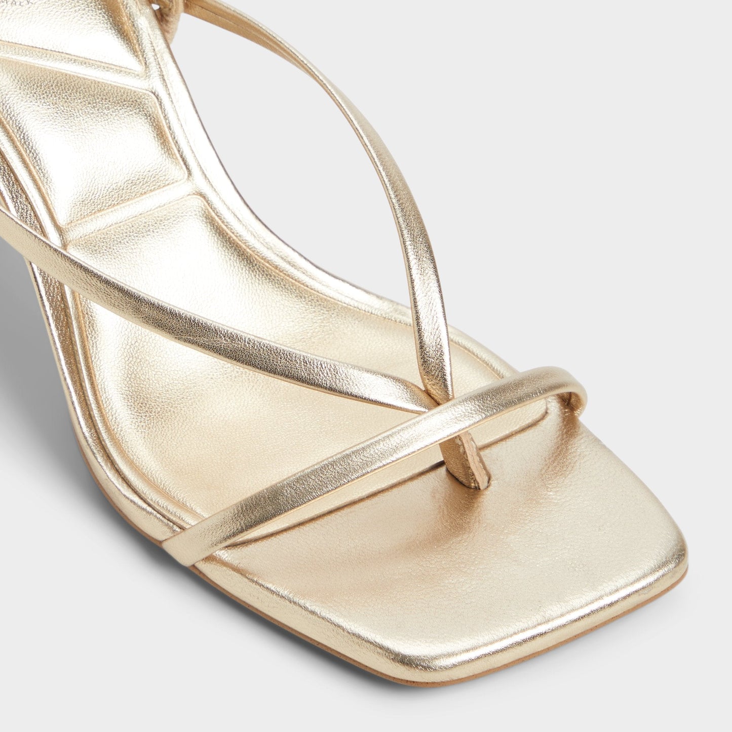 Riva Gold Women's Strappy sandals - Sling back heeled sandal, Stiletto heel Aldo Gold