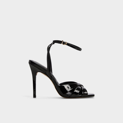 Meteora in Black - Strappy heeled sandal, Stiletto heel Aldo Black
