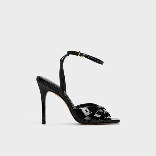 Meteora in Black - Strappy heeled sandal, Stiletto heel Aldo Black