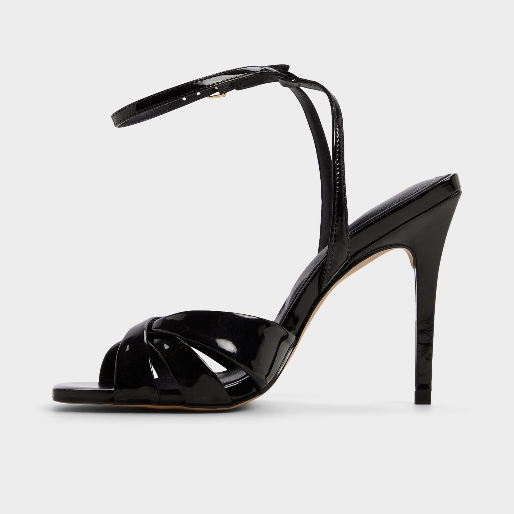 Meteora in Black - Strappy heeled sandal, Stiletto heel Aldo Black